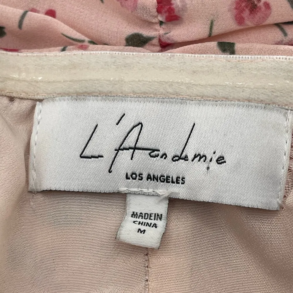 l'academie revolve floral cropped mini buster going out top size medium - Image 2