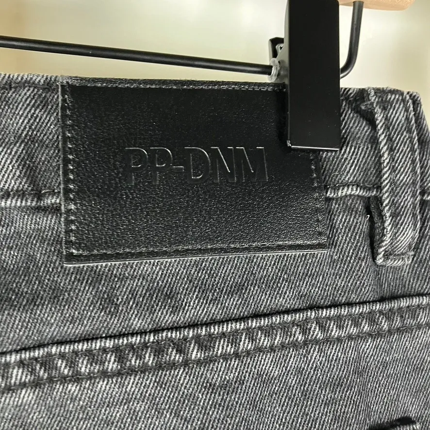 Princess Polly Women's Jeans Black Wash High Rise Flare‎ Denim Size 4 - Image 9