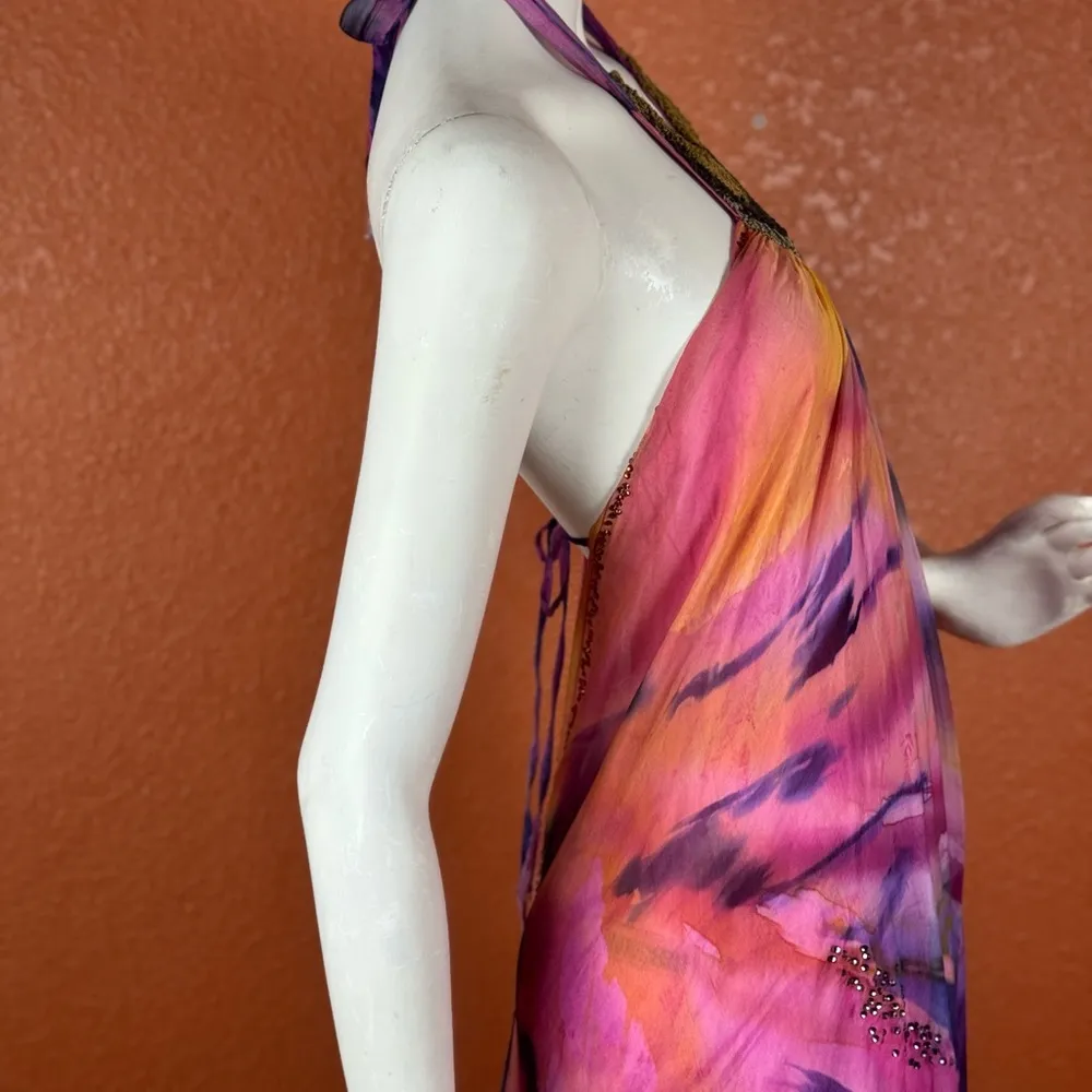 FREE PEOPLE CECILIA DE BUCOURT Chains Dress Orchid Pink Size XS. D22 - Image 10