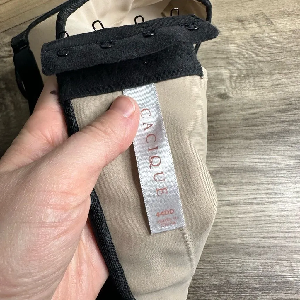 Cacique Women’s 44DD Black Lace Nude Bra - Image 4