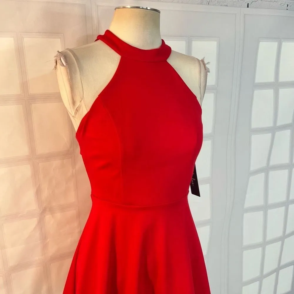 Lulu’s NWT Hometown Girl Red Lace Skater Dress size small - Image 5