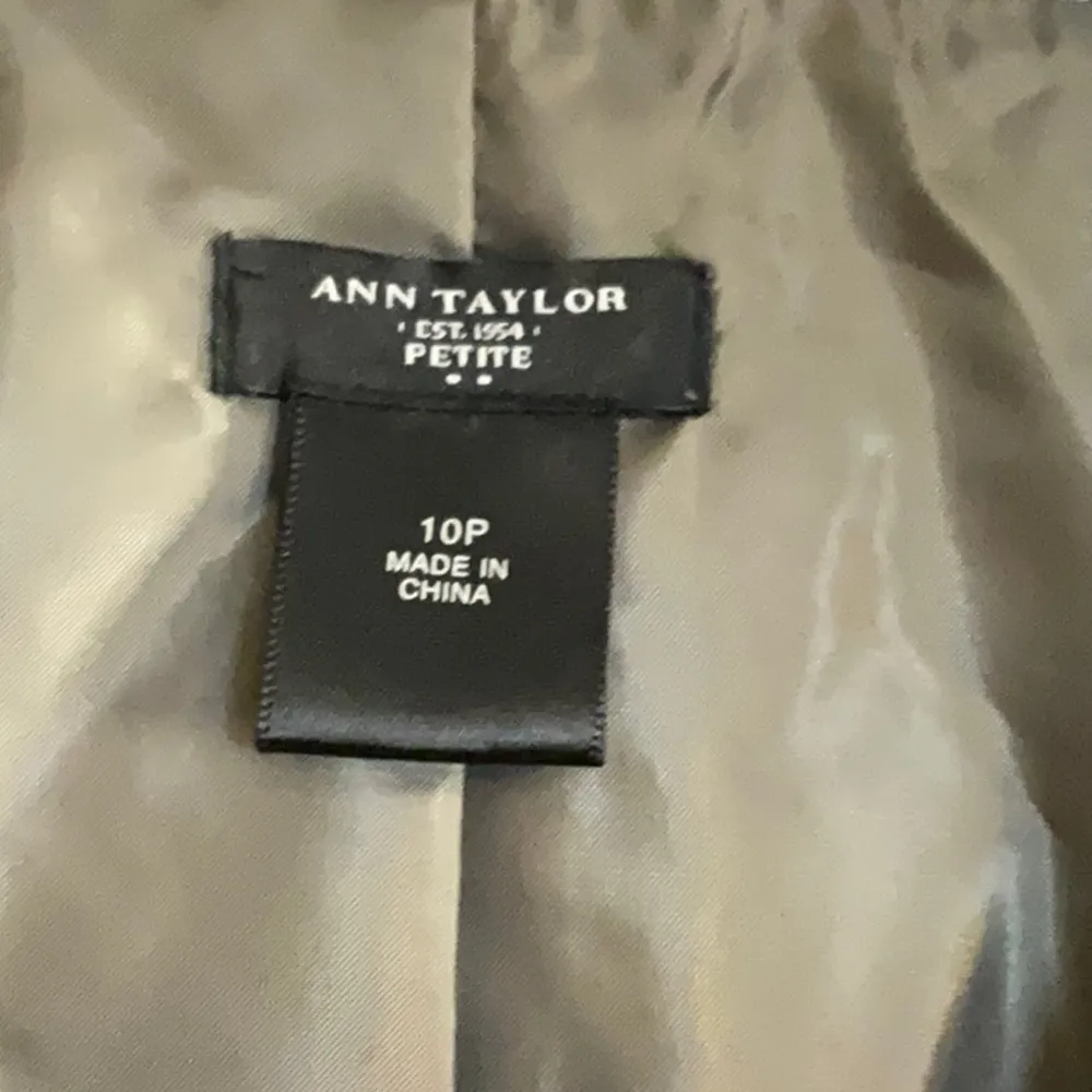 Women's Short Cap Sleeve 1 Button Blazer Jacket Striped - Image 2