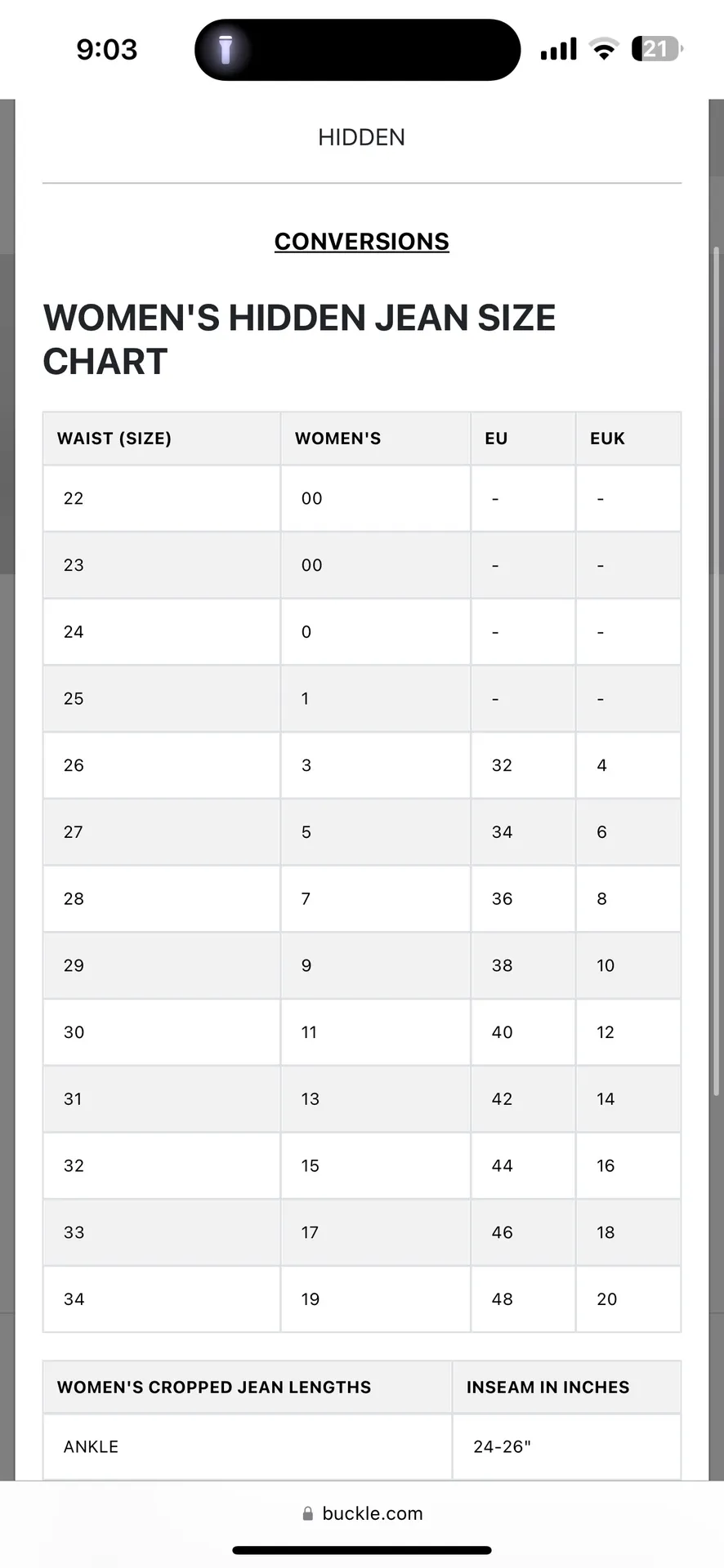 Hidden Cropped Straight Leg Jeans - Image 2