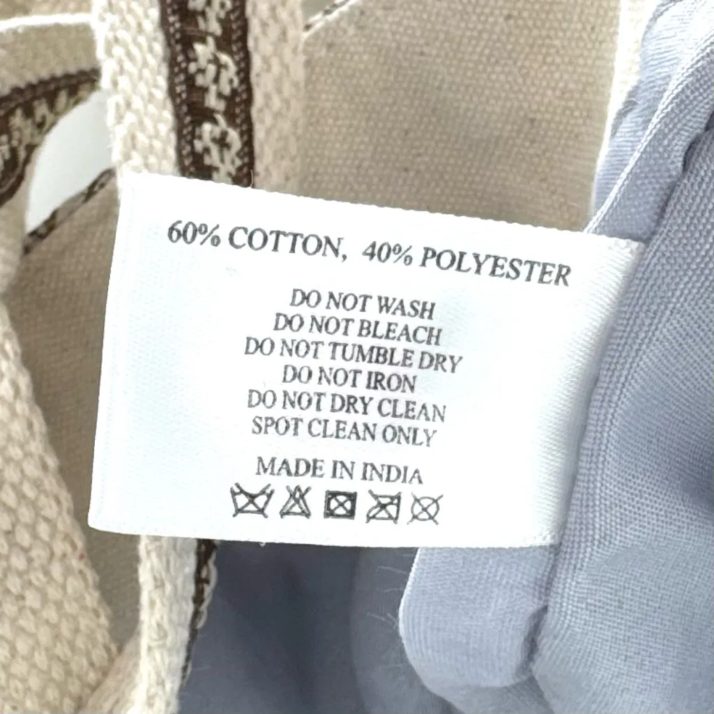 America & Beyond Golden Hour Luxe Tote Metallic Beaded New with Tags Silver - Image 14