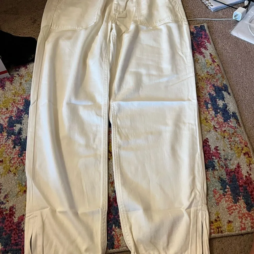 NWT joes jeans white balloon jean trousers 28 - Image 3