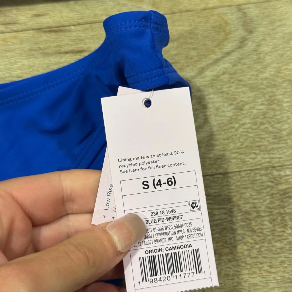 NWT Wild Fable Blue Bikini Set Size Small - Image 2