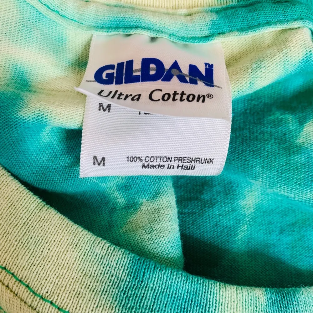 Green Mustache Tie Dye T - Image 10