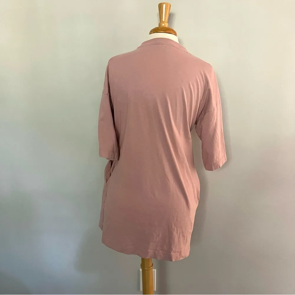 Top Shop Light Pink Pastel Pink Short Sleeve Tshirt Dress Casual Size 0-2 - Image 4