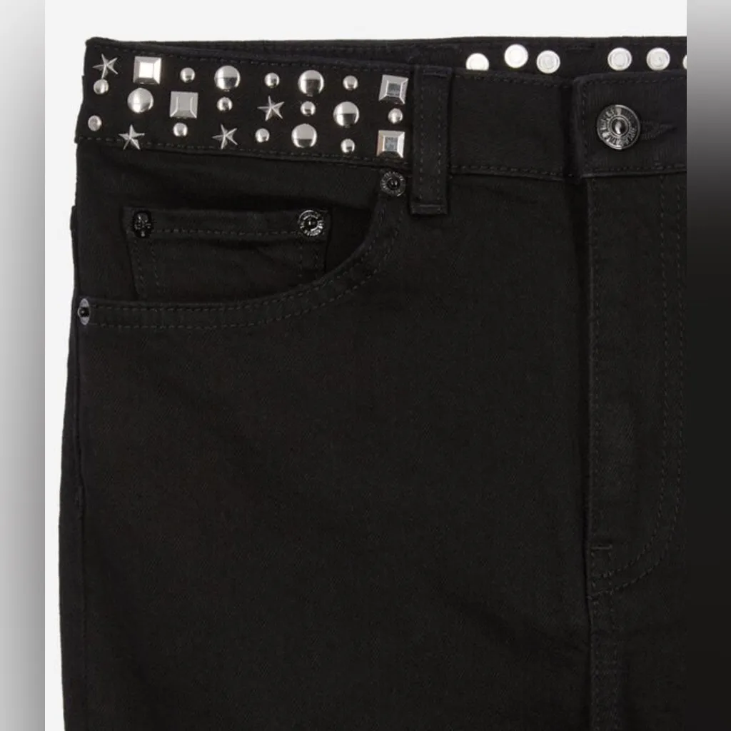 THE KOOPLES Black slim jeans with studs
and stars Size 38 FR/ 6 US NWT - Image 4