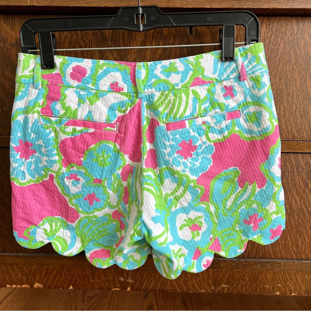 Lilly Pulitzer buttercup shorts pink A Delicacy scalloped 0 - Image 2