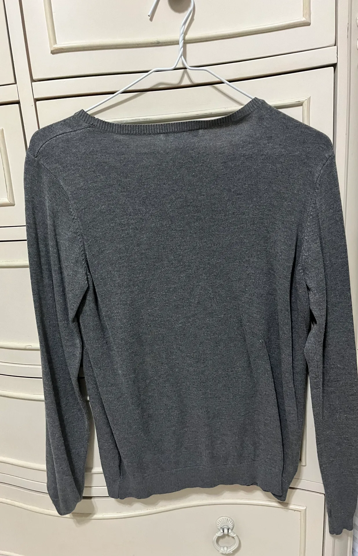 Gray Long Sleeve Sweater - Image 2