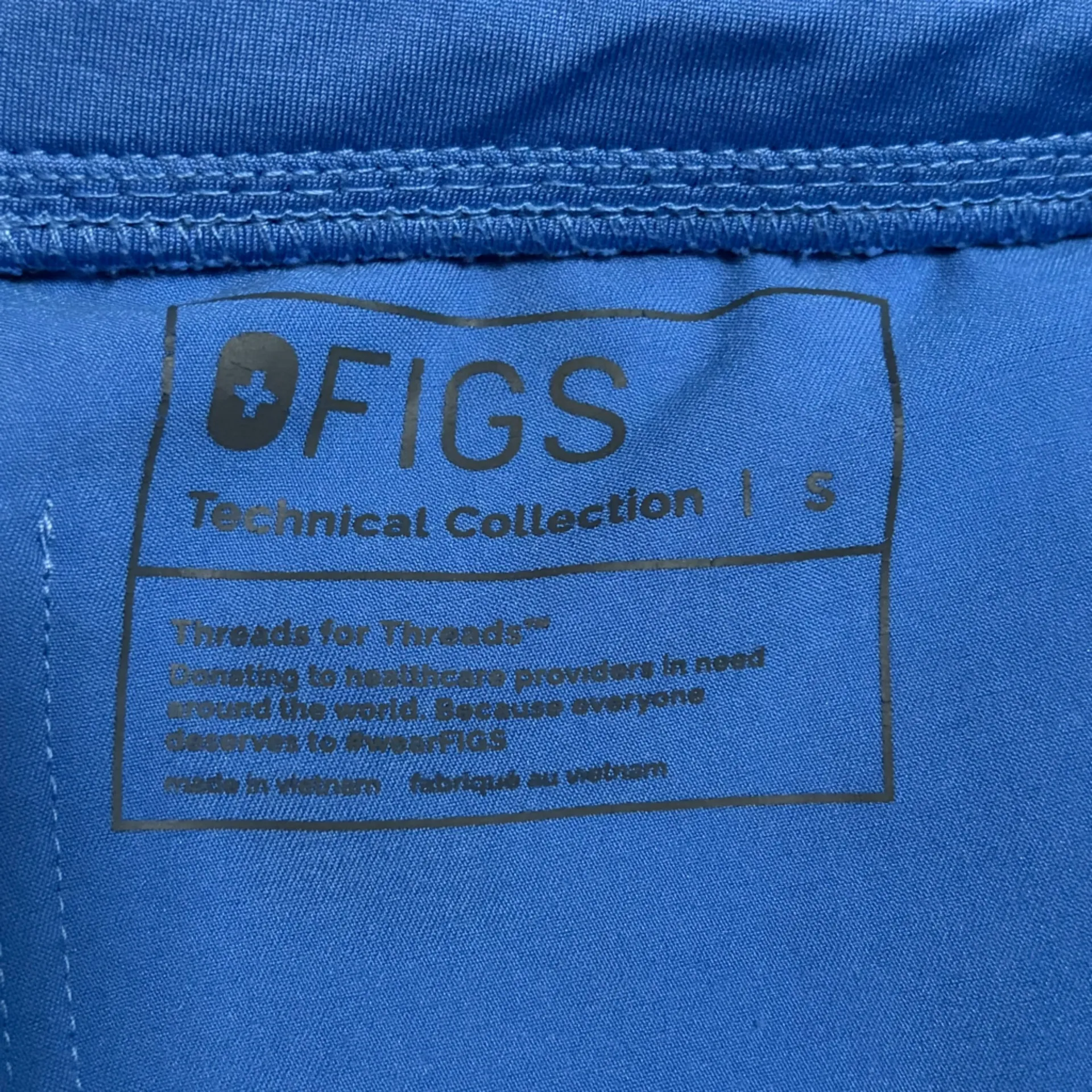 Figs Zamora Jogger Pants in Royal Blue Size Small EUC - Image 5