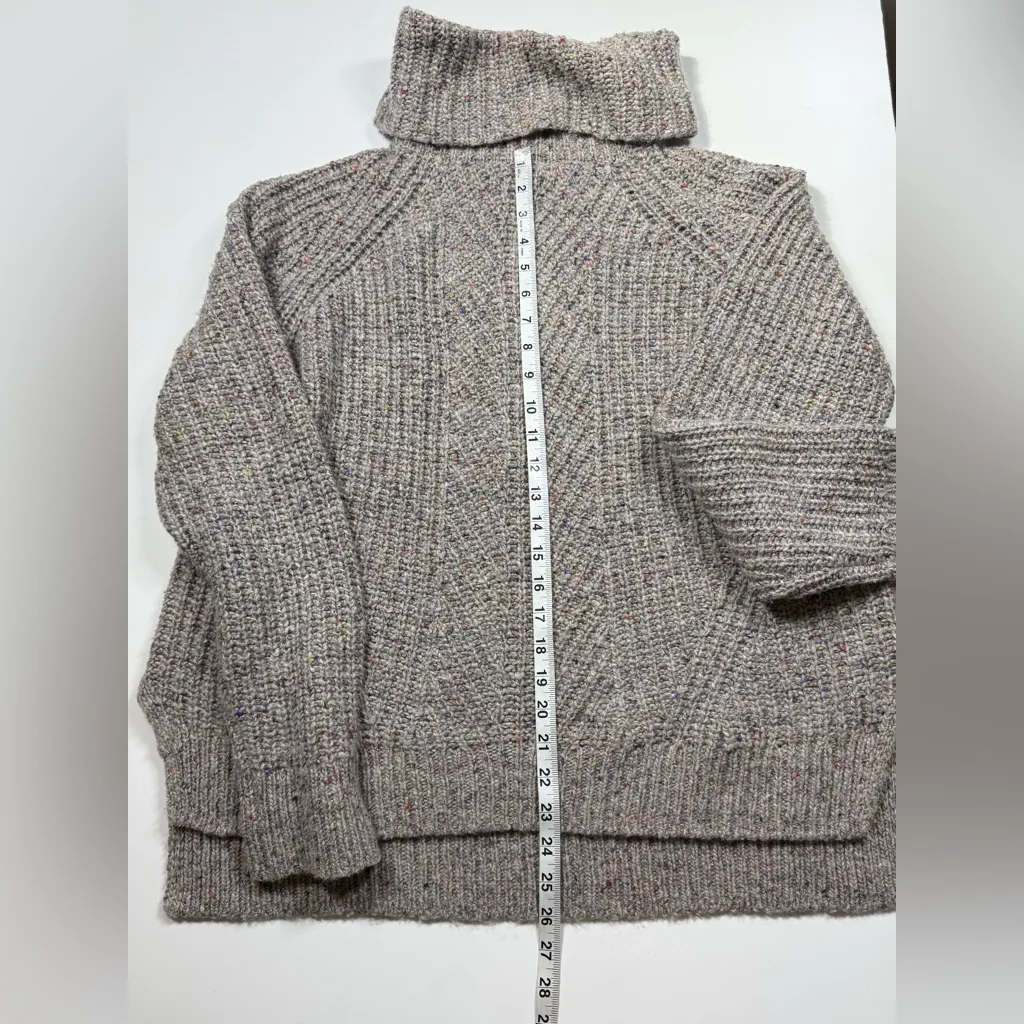 Madewell Colorfleck Ribbed Turtleneck Sweater 🎨🍂🪾 - Image 13