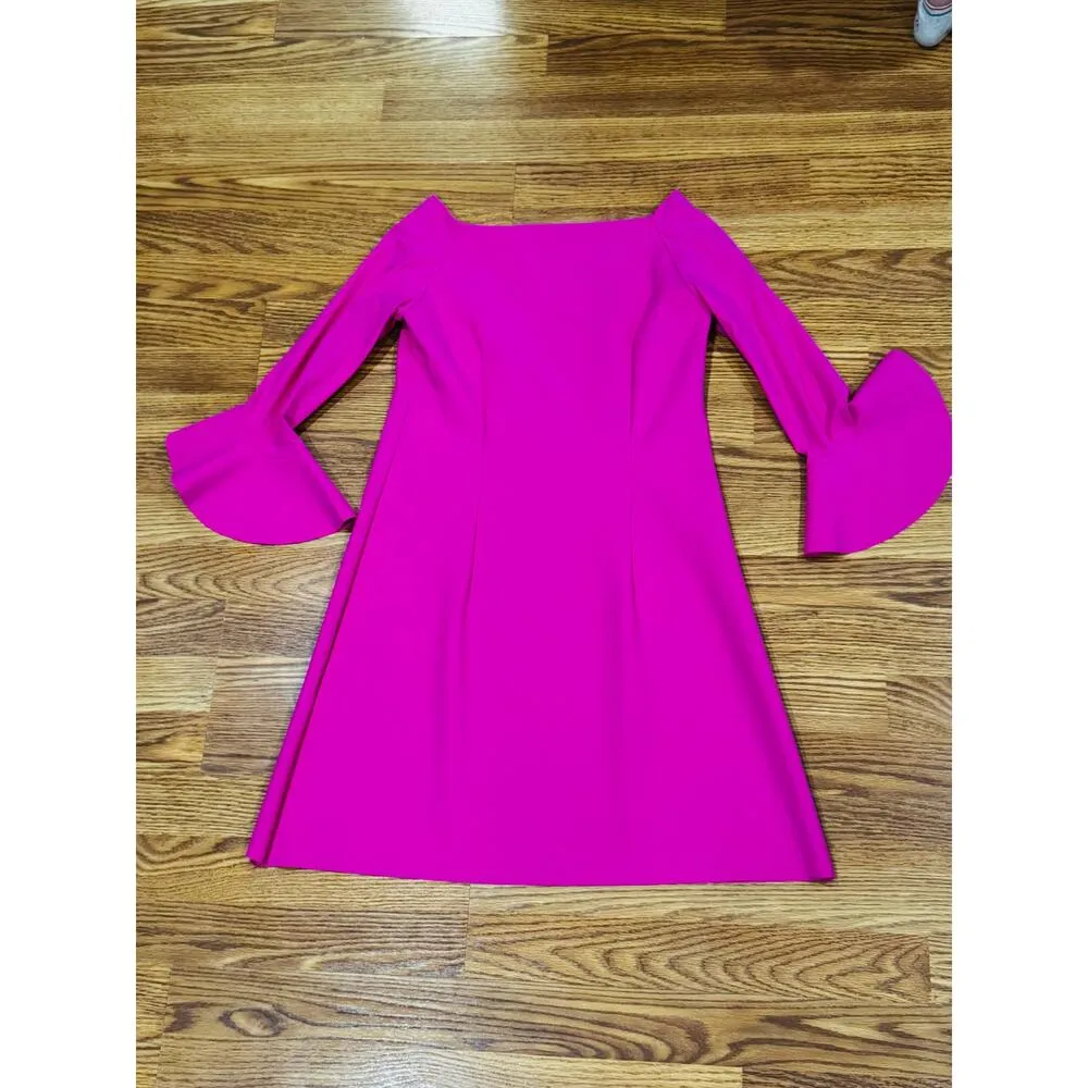 Chiara Boni La Petite Robe magenta Sheila 3/4 - Image 9