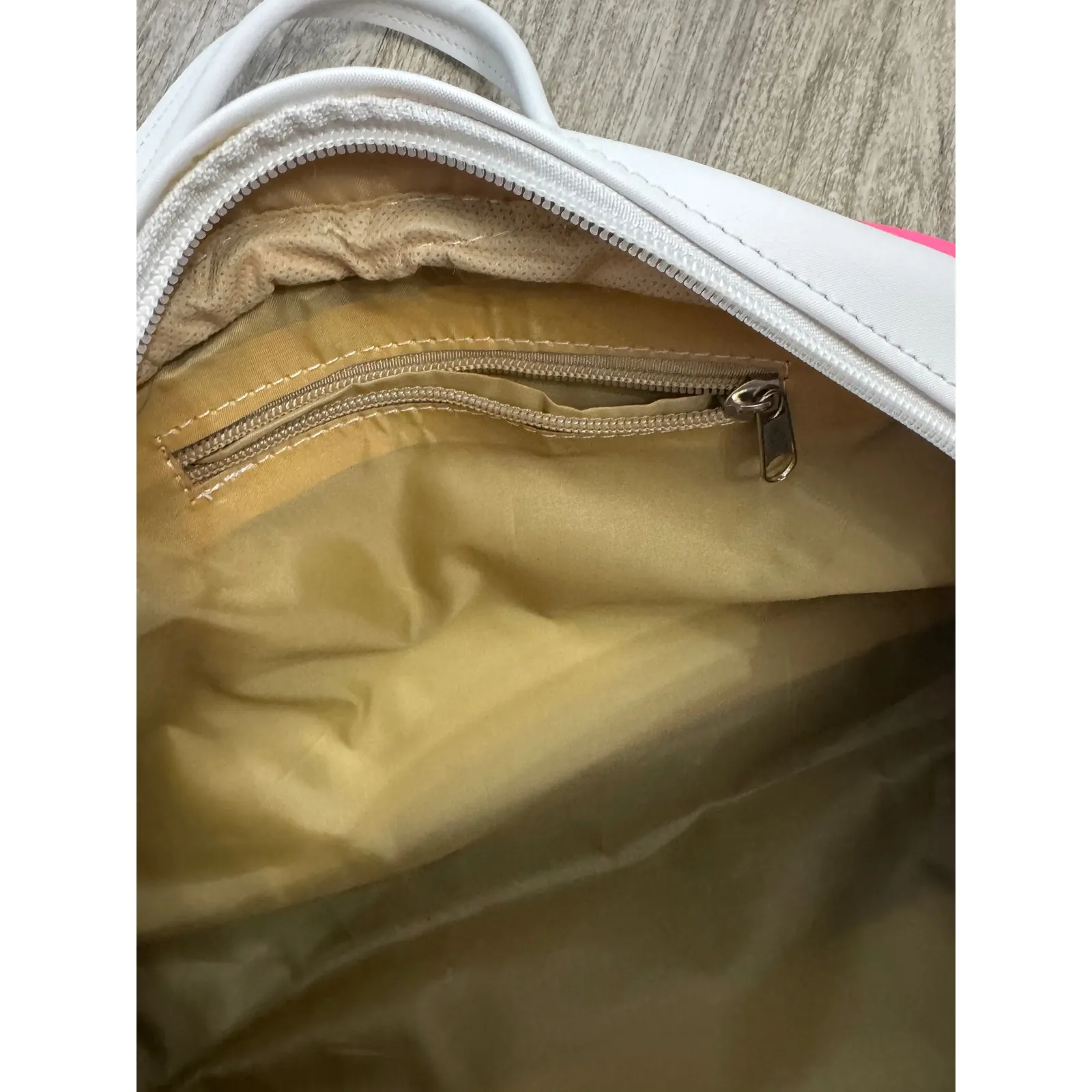 Nike Women Duffel Bag White Pink Large Logo Gym Sport Travel - Image 10