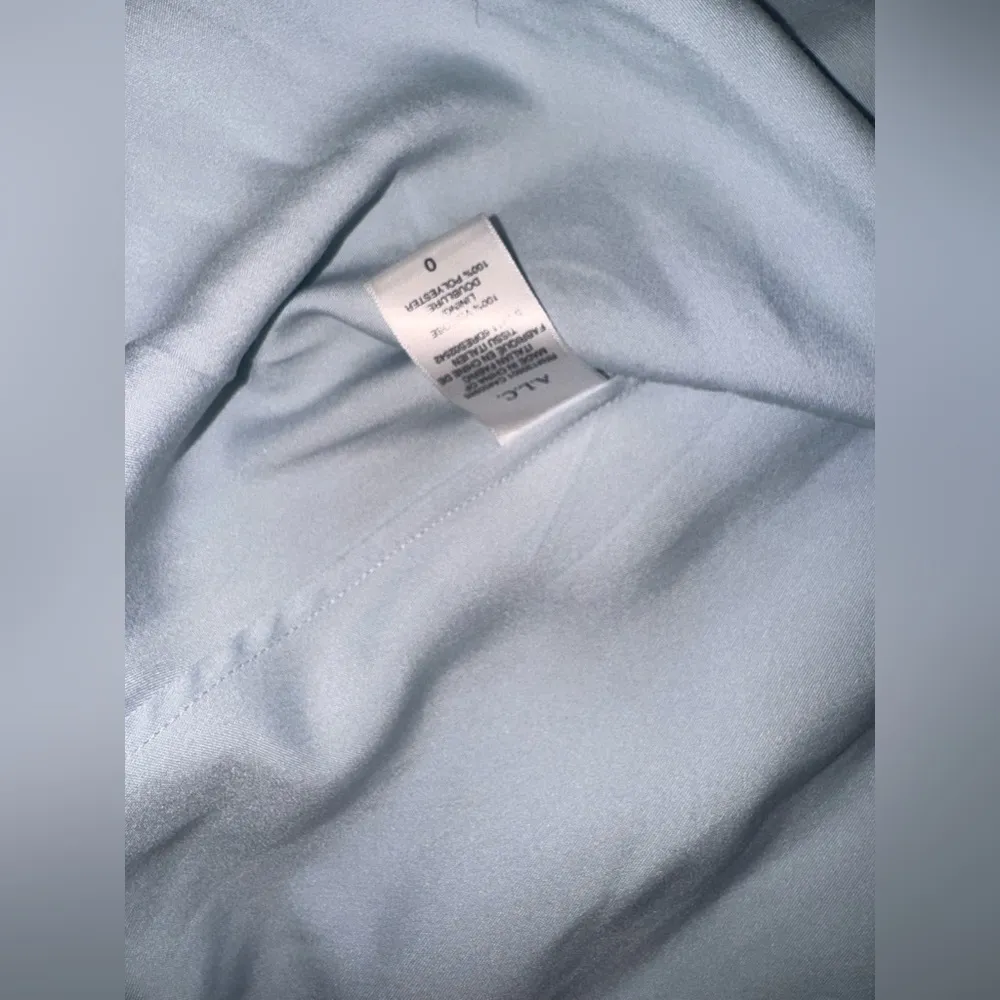 NWOT A.L.C. Penny Satin Maxi Dress Cascade Blue sz 0 - Image 12