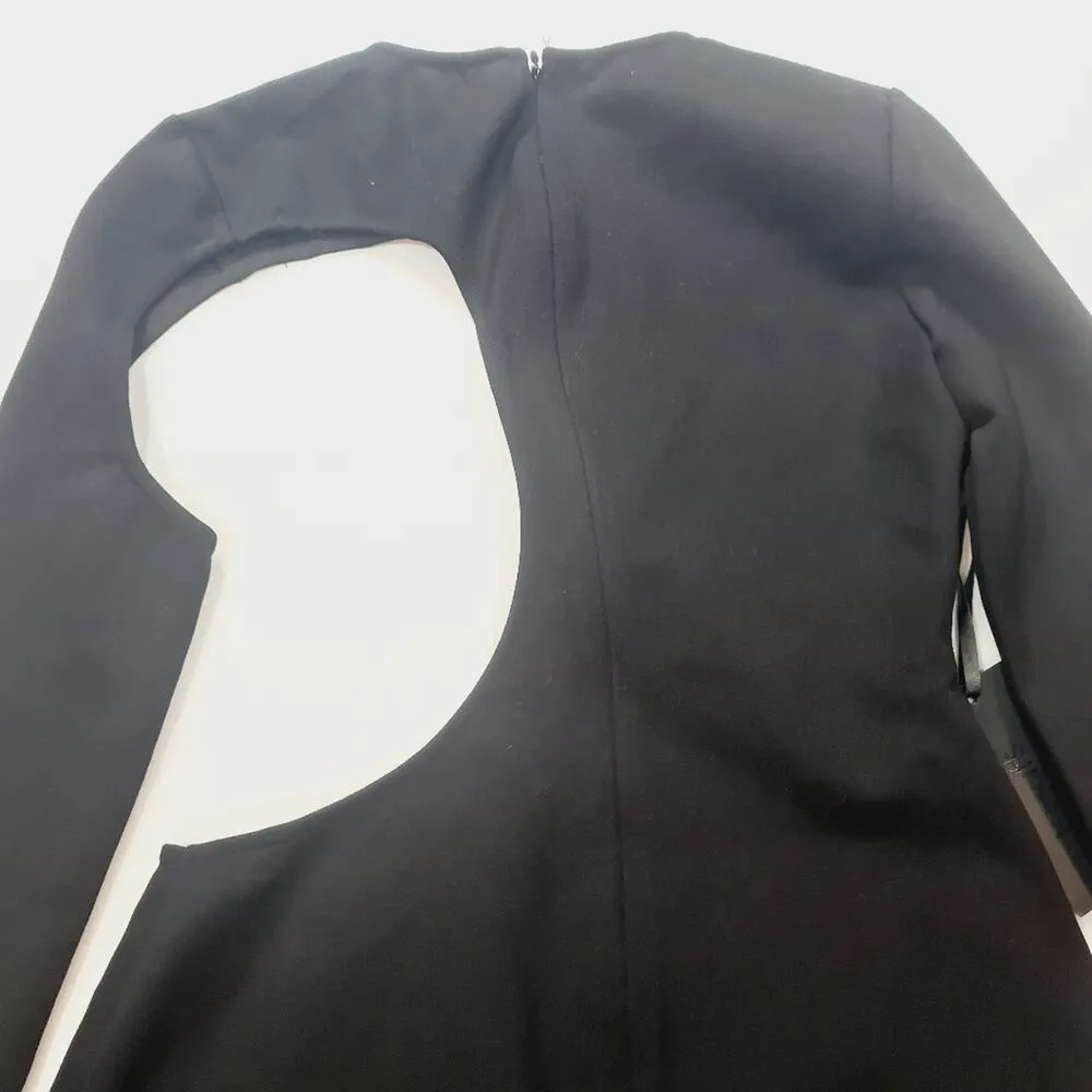 h:ours Gabriela Mini Dress in Black - Image 10