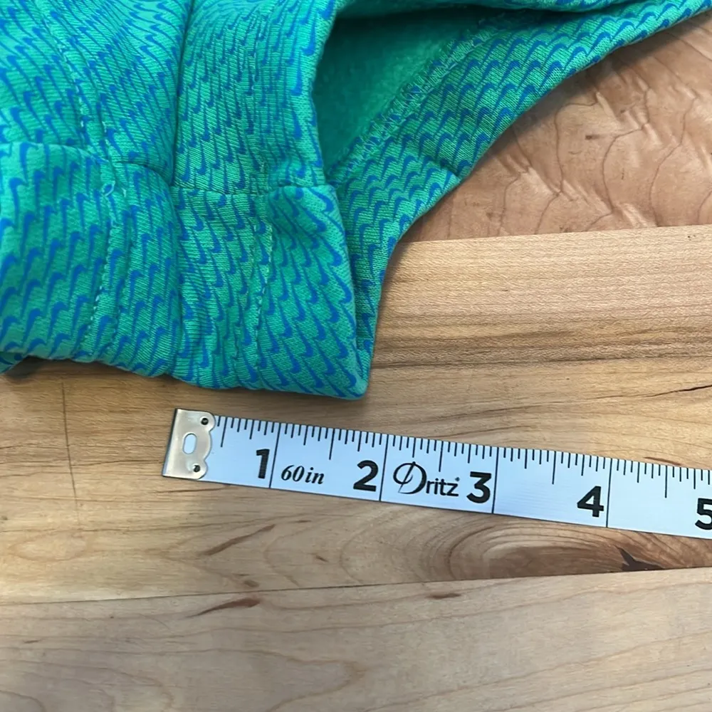 Nike Green Phoenix High Rise Loose Fit Sportswear Drawstring Shorts - Image 8