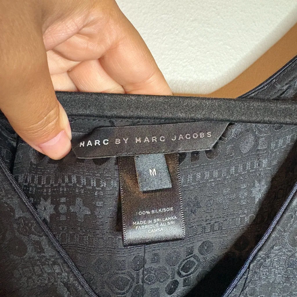 NWT Marc by Marc Jacobs silk jacquard patterned shift dress - Image 3