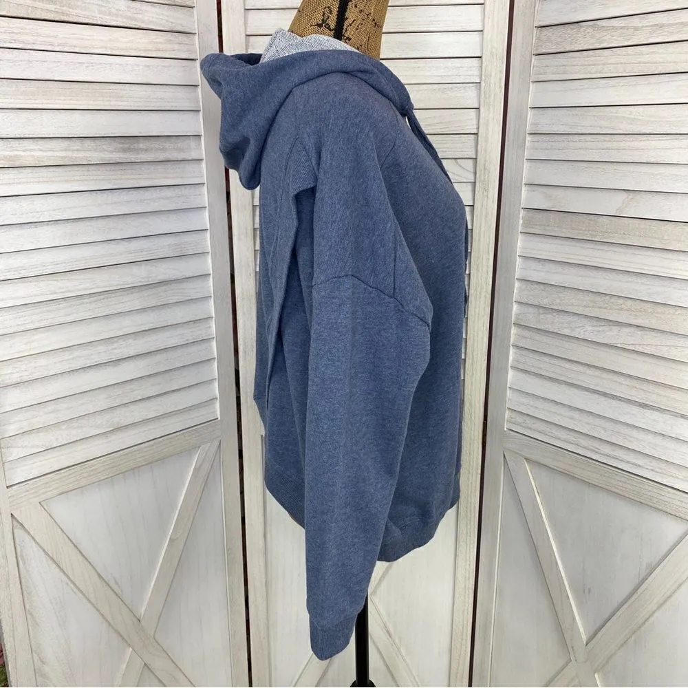 LIV Outdoor Kendall Crossover Back Pullover Hoodie Sweatshirt Blue Large Blue - Image 6