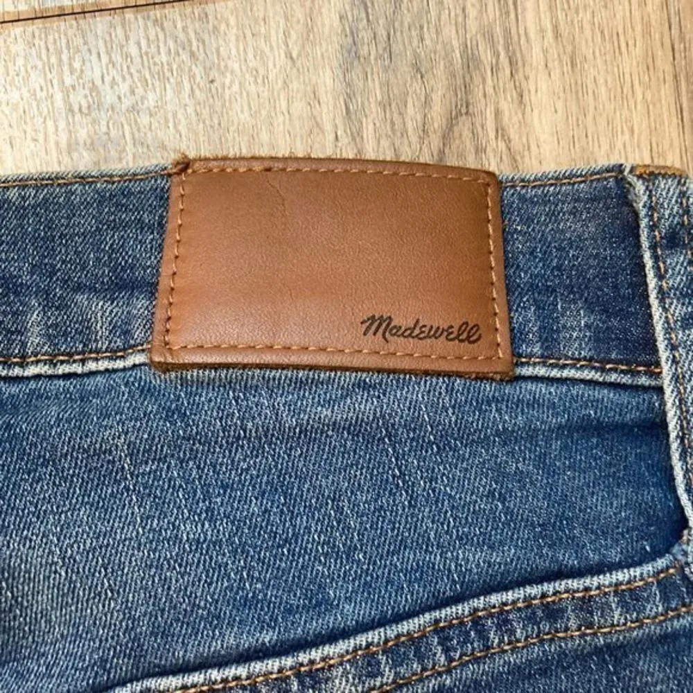 Madewell 10" High Rise Skinny Jeans Tulip Hem Edition Size 26 NWOT - Image 10