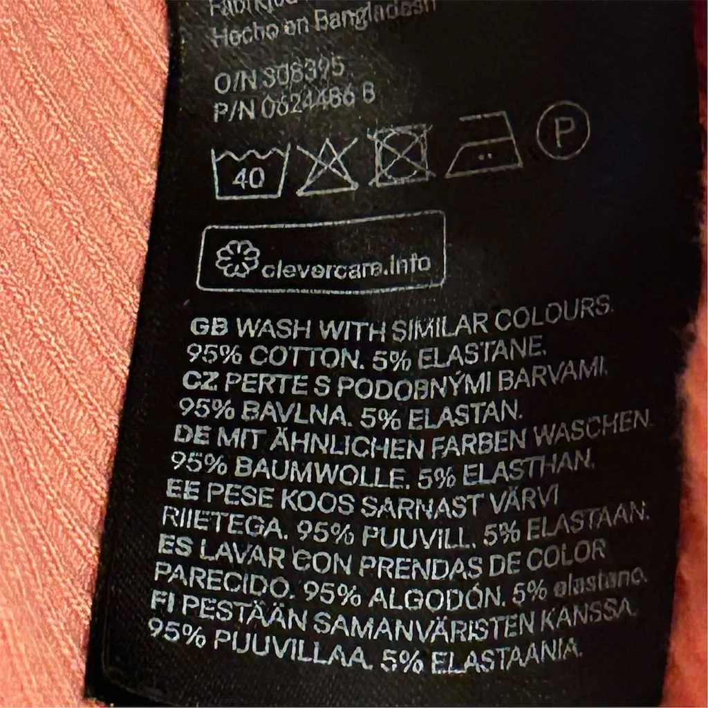 Divided by H&M Women's Mauve Ribbed Crop Top Size M Short Sleeve Casual Purple Size M - Image 8