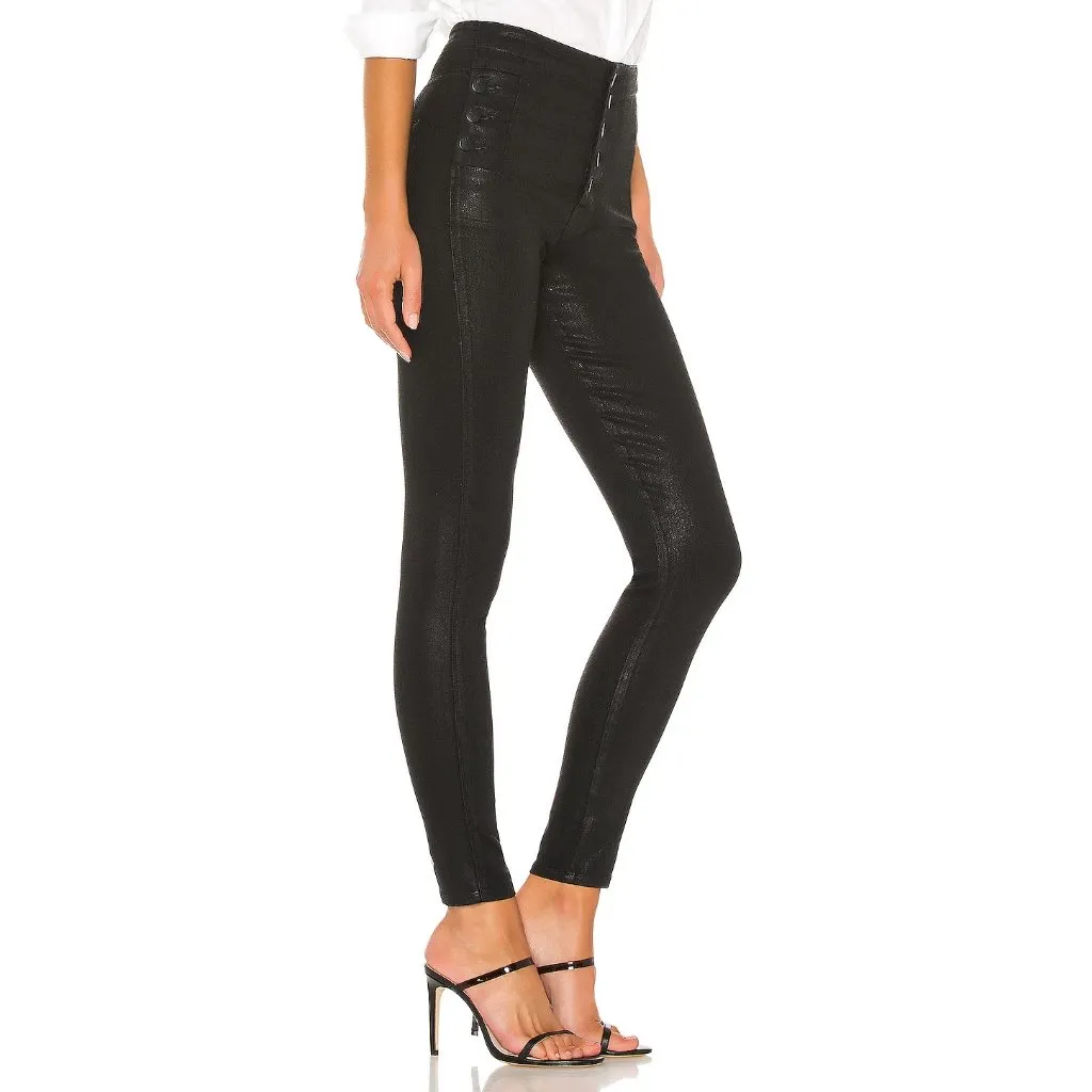 NWT J Brand Natasha in Fearful Black Stocking Sky High Skinny Stretch Jeans 25 - Image 2