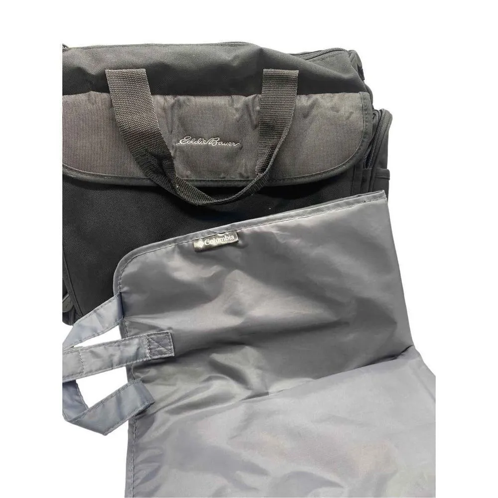 Eddie Bauer black baby bag and Columbia baby mat - Image 10