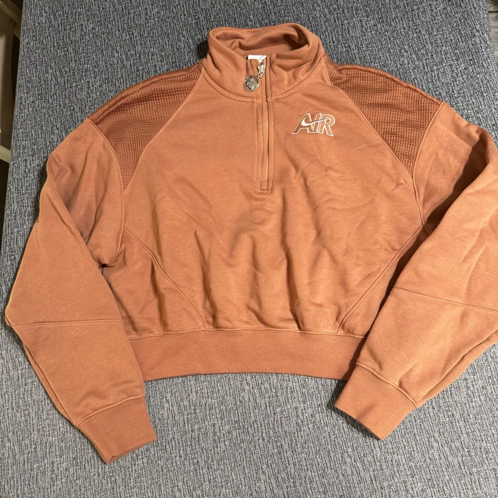 Nike Air 1/4 Zip Fleece Sweatshirt - Image 4