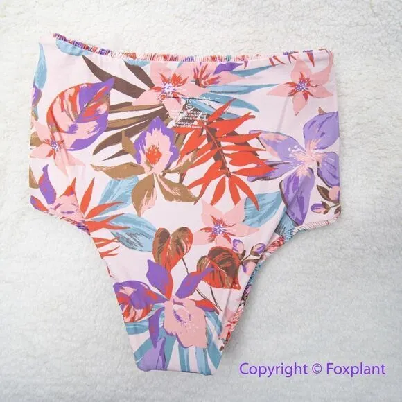 NEW Free People Citrine Dakota‎ Bikini Bottoms, size XS Purple - Image 12