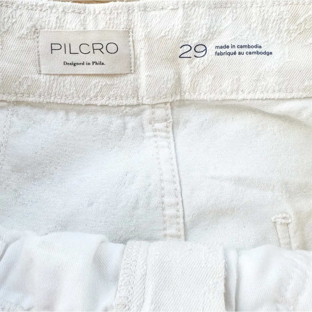 NWOT ANTHROPOLOGIE Pilcro The Skipper Cropped Wide Leg Trouser Pants 29 - Image 13