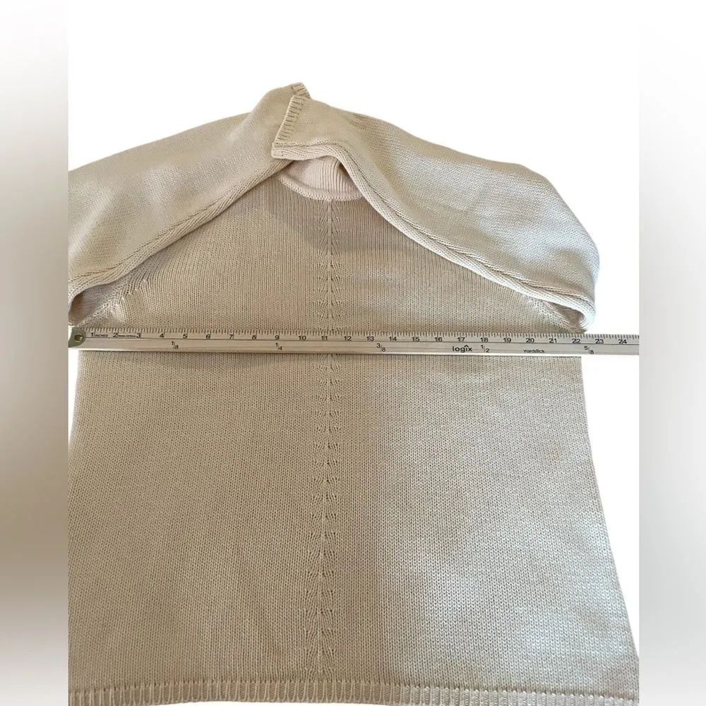 NWT Talbots Mock Neck Long Sleeve Wool Blend Sweater Yellow XL - Image 10