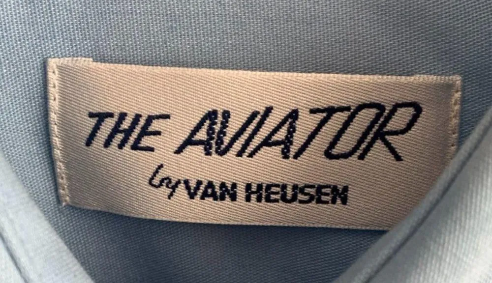 The Aviator By Van Heusen Light Blue Long Sleeve Dress Shirt NWT - Image 4