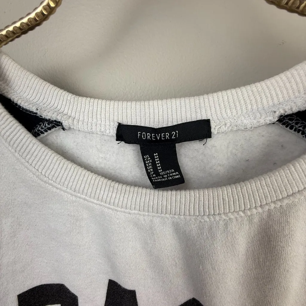 Forever 21 "Spaced Out" Graphic Color-block Sweatshirt - Size - Medium - Image 4