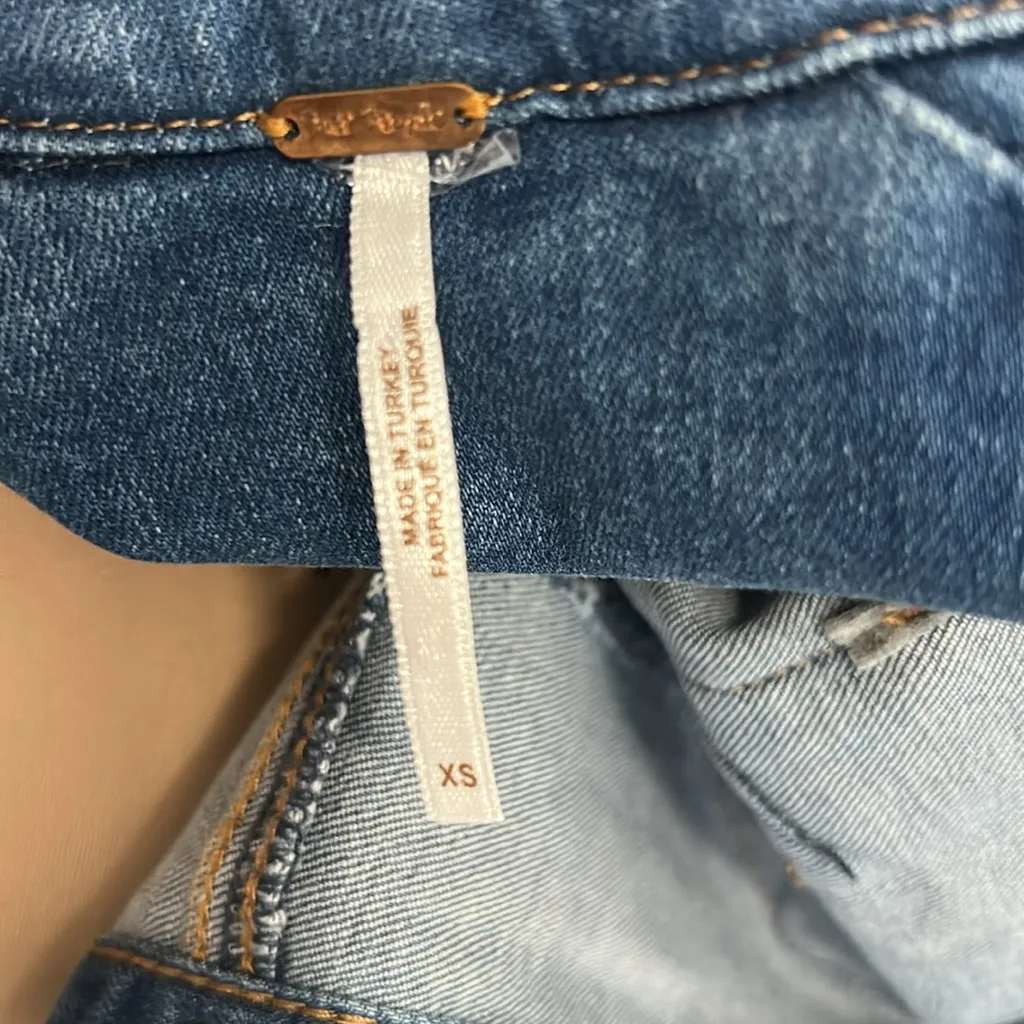 Free People Dynamite in Denim Mini Dress - Image 10