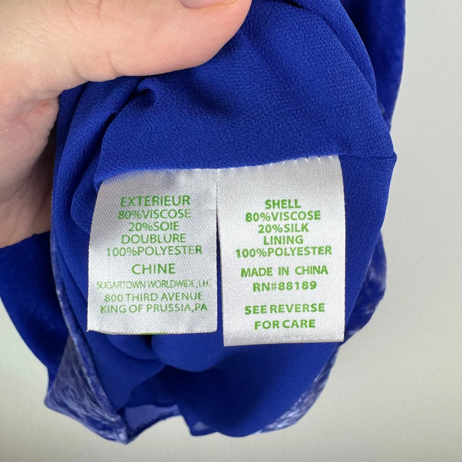 Lilly Pulitzer Dusk Velvet Tank Top in Beckon Blue Size XS Silk Blend Party Soft - Image 6