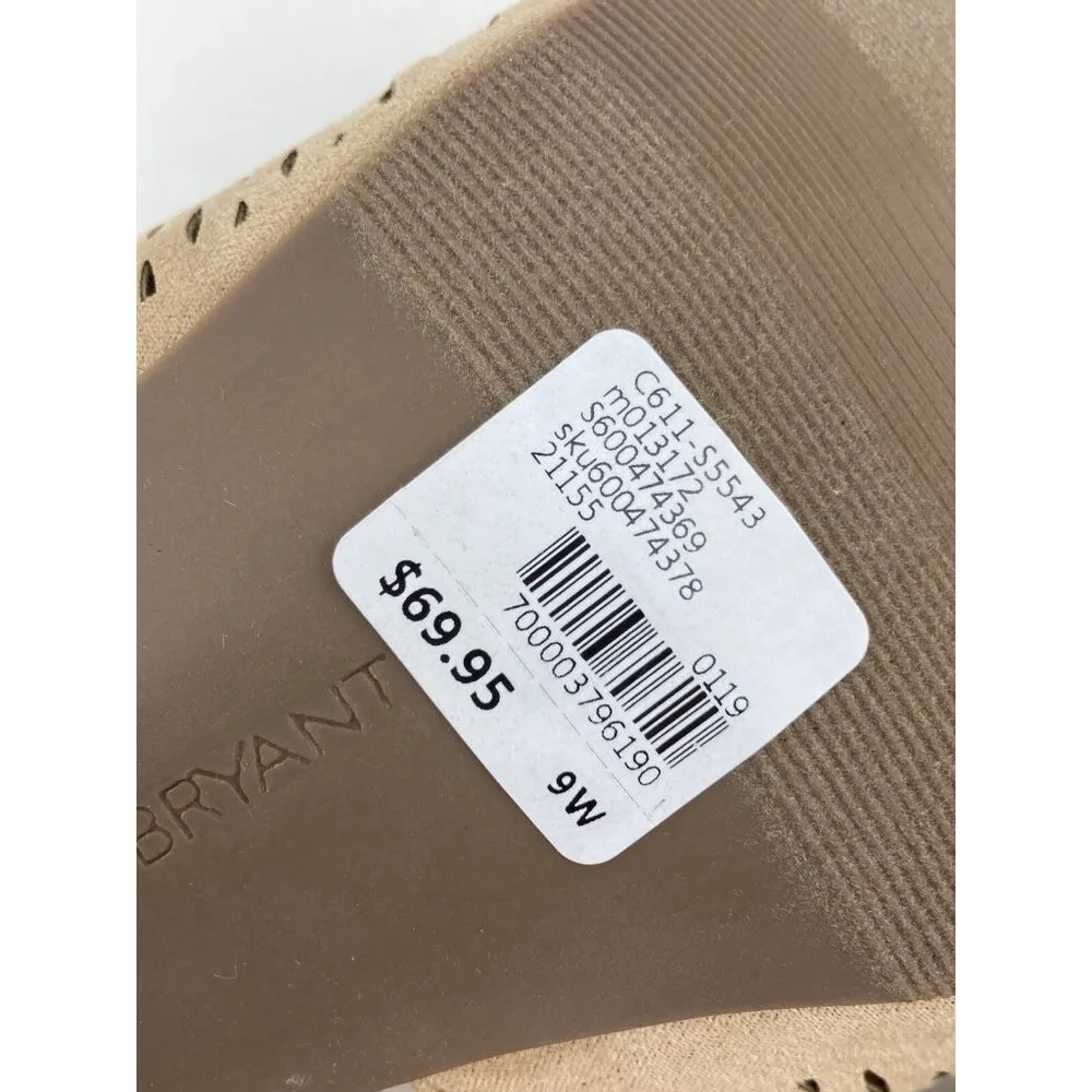 *New Lane Bryant Palamino Tan Peep Toe Booties Womens 9W Laser Cut Ankle Strap - Image 14