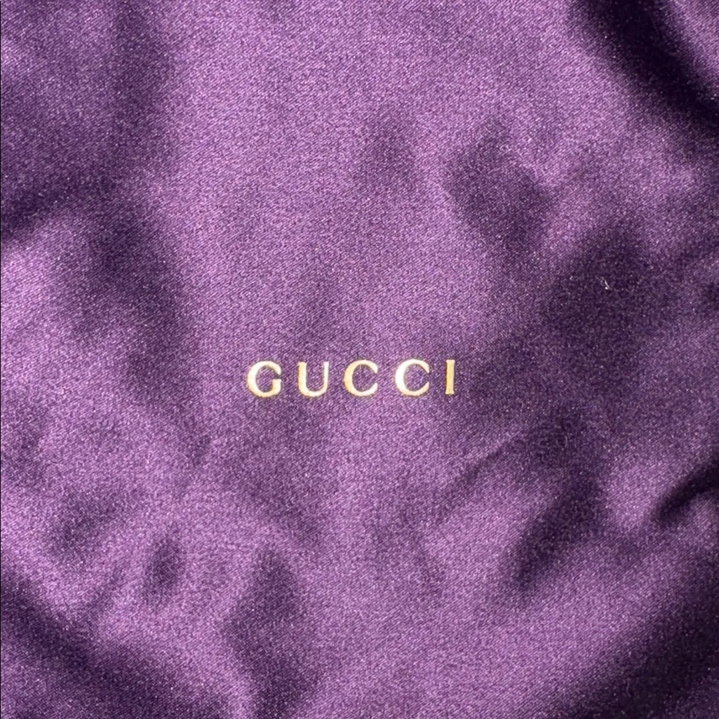 Gucci Rich Purple Satin Bag - Image 2