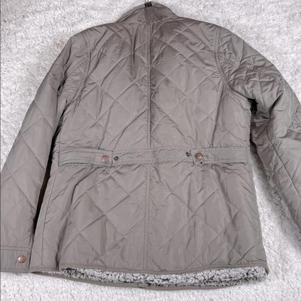 Thread & Supply from Nordstrom Quilted Utility Jacket, Size Small Tan - Image 8