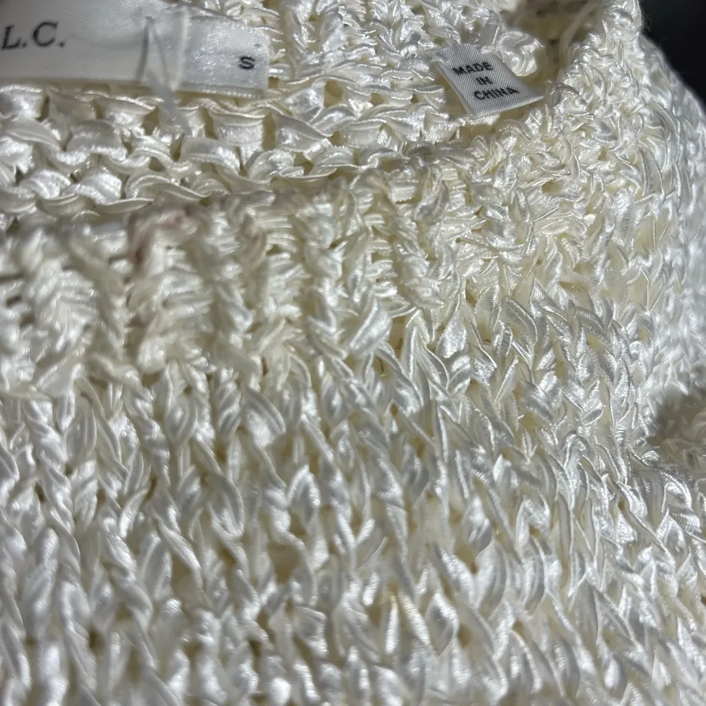 3 for $50 A.L.C. White sleeveless fringe tassel top S resort resortvibes boho - Image 7