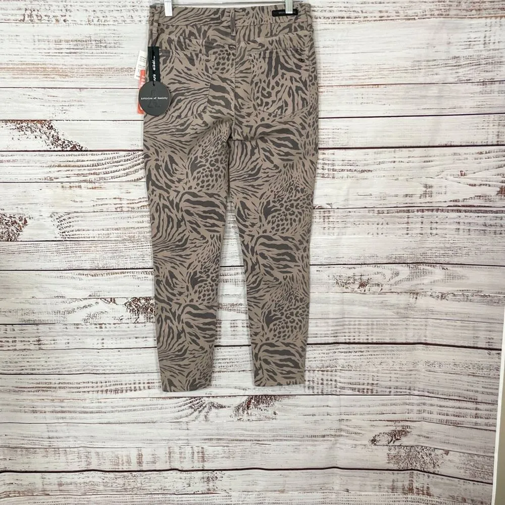 NEW with Tags, Articles of Society Heather Tiger Print Jean, Size 28, MSRP $78 - Image 9