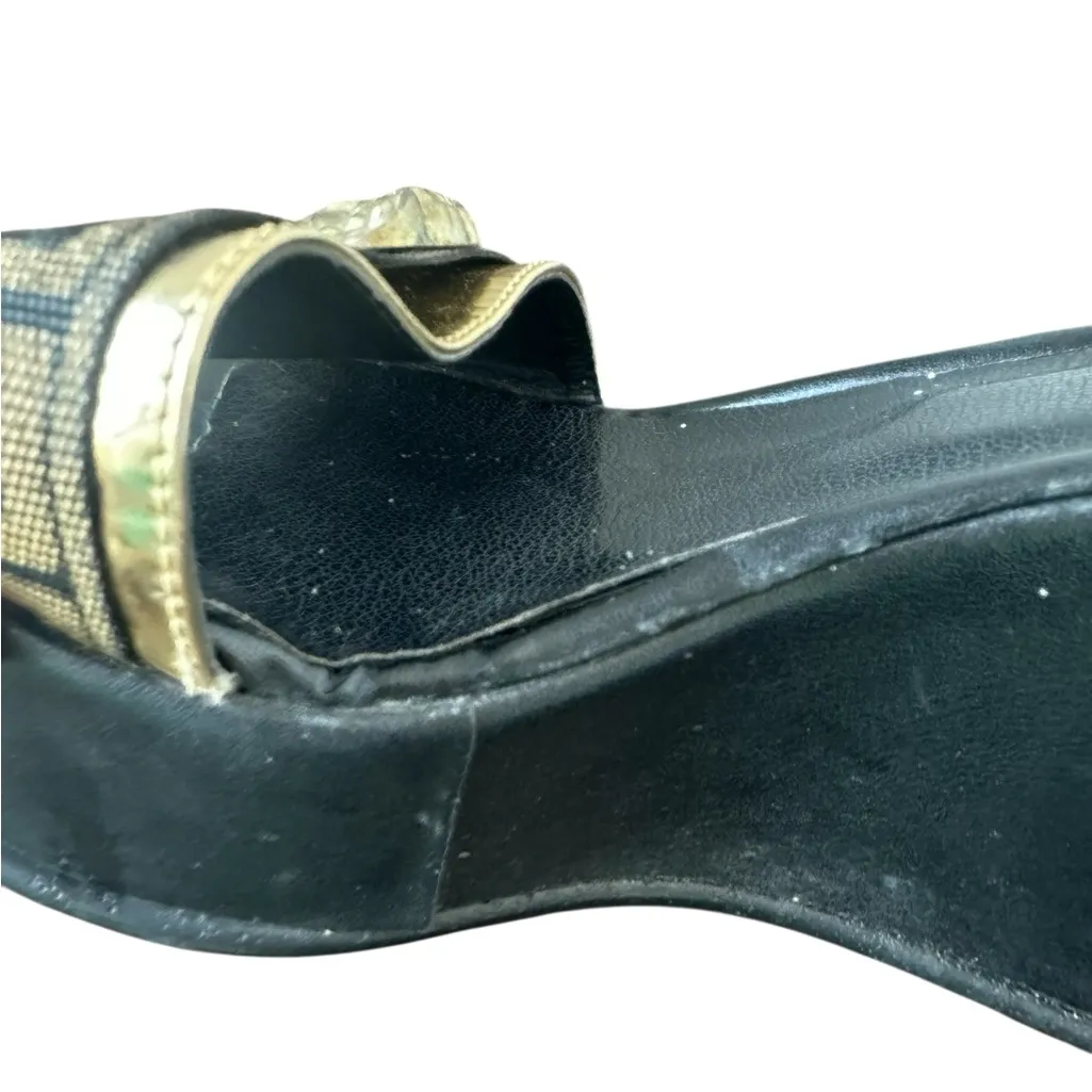 Versace Women’s Medusa Wedge Heels - Image 15