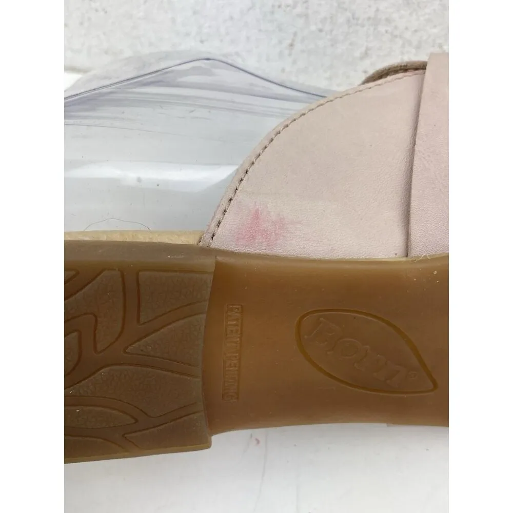 *BORN Penny Loafer Shoes Womens Size 9M Pink Flat Slip On Mule Slide Academia - Image 10