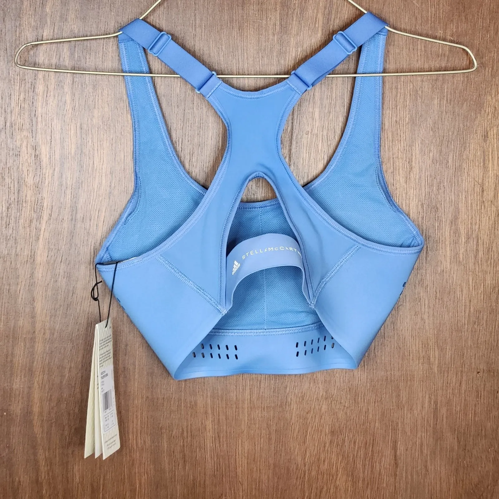 Adidas by Stella McCartney Cutout Neoprene Athletic Sports Bra Size 30B - Image 9