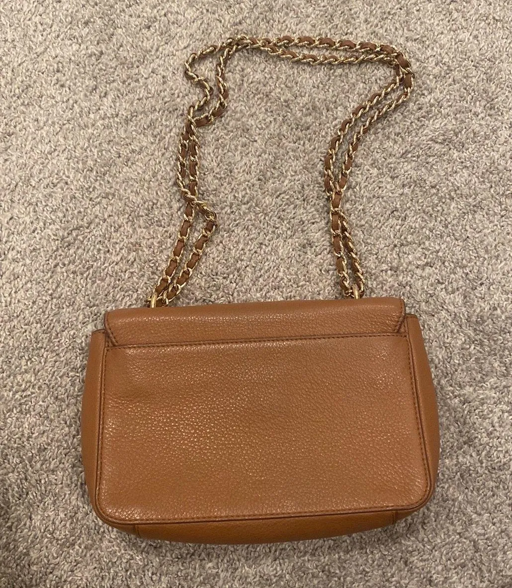 Tory Burch Brown Leather Crossbody Bag - Image 5