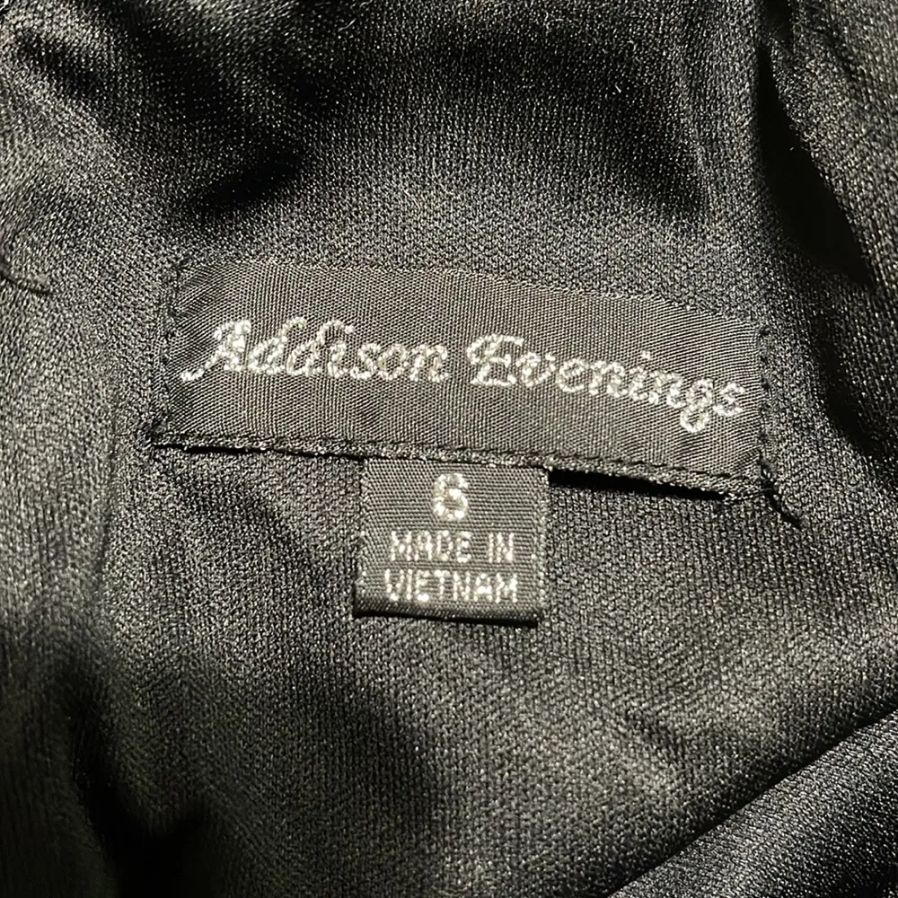 Sale!🔥 Addison Evenings Semi Formal Pantsuit Size 6 Black - Image 4