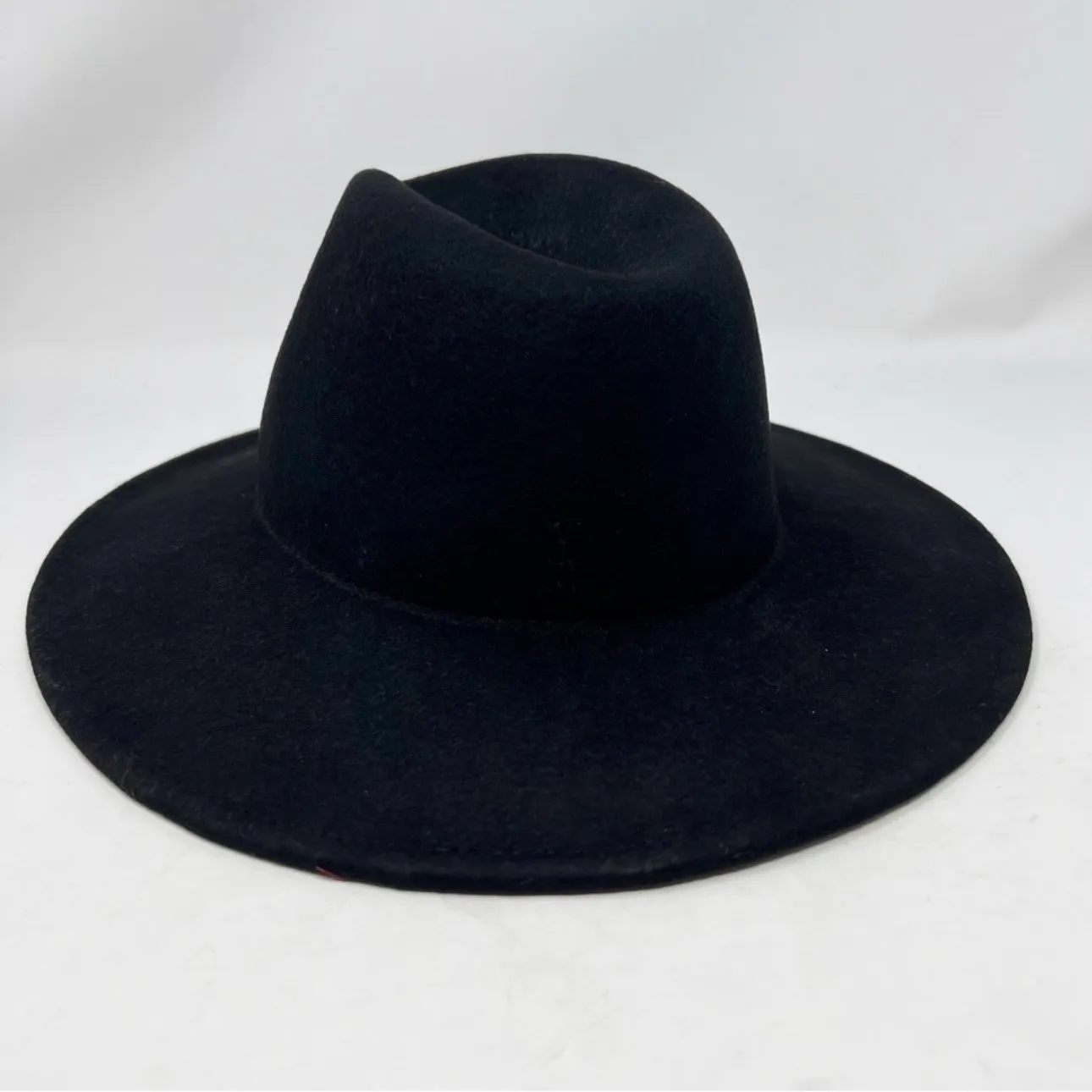 Sara Design Felt Wide Brim Hat Black - Image 3