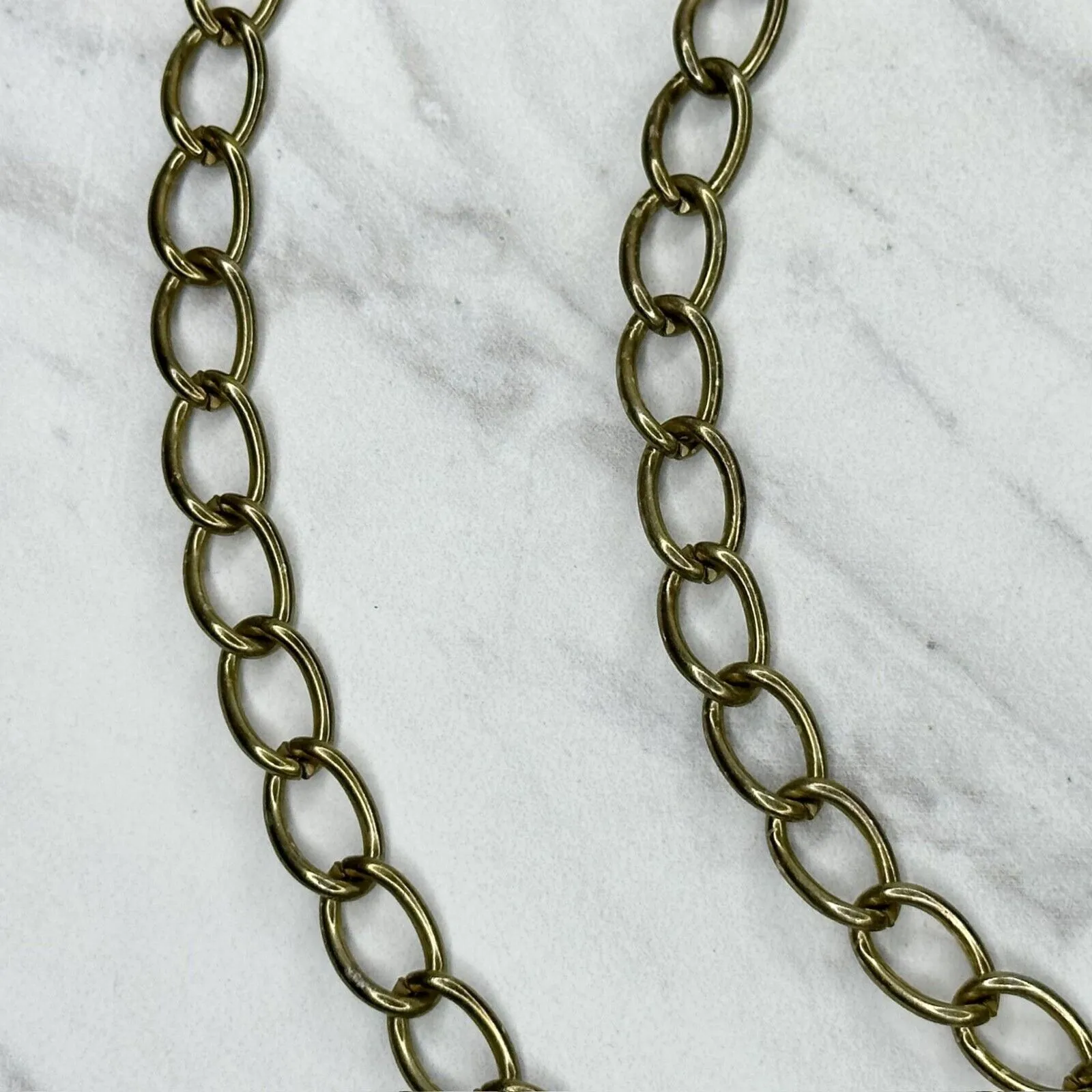 George Washington Coin Metal Chain Link Belt XS/Small (XS/S) ✨ Gold - Image 4