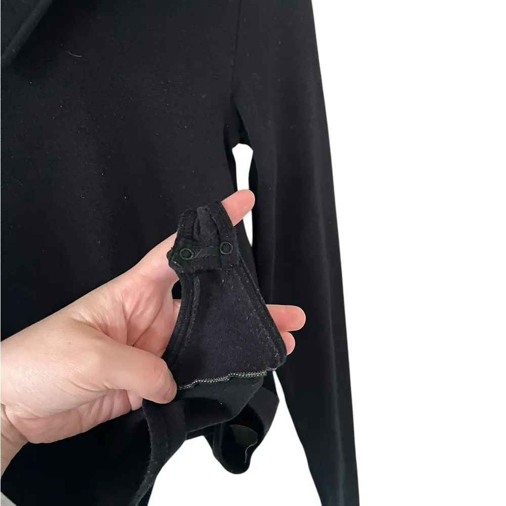 Wolford Black Collared Long Sleeve Bodysuit - Image 7
