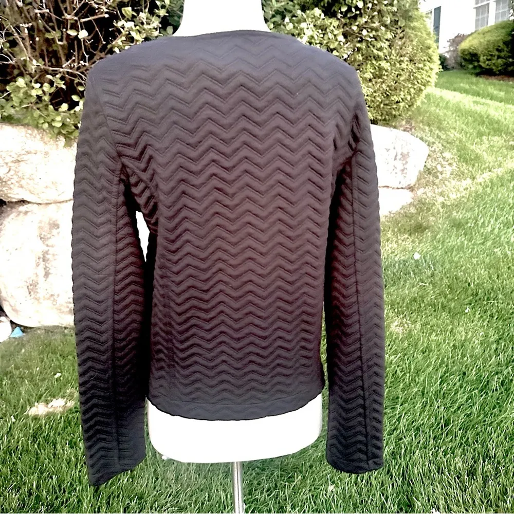 Calvin Klein Black Front Zip Jacket - Image 5